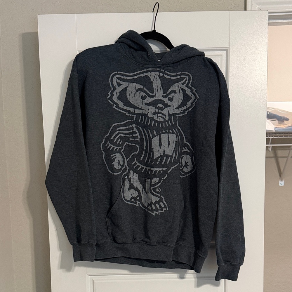 Gildan Charcoal Graphic Hoodie